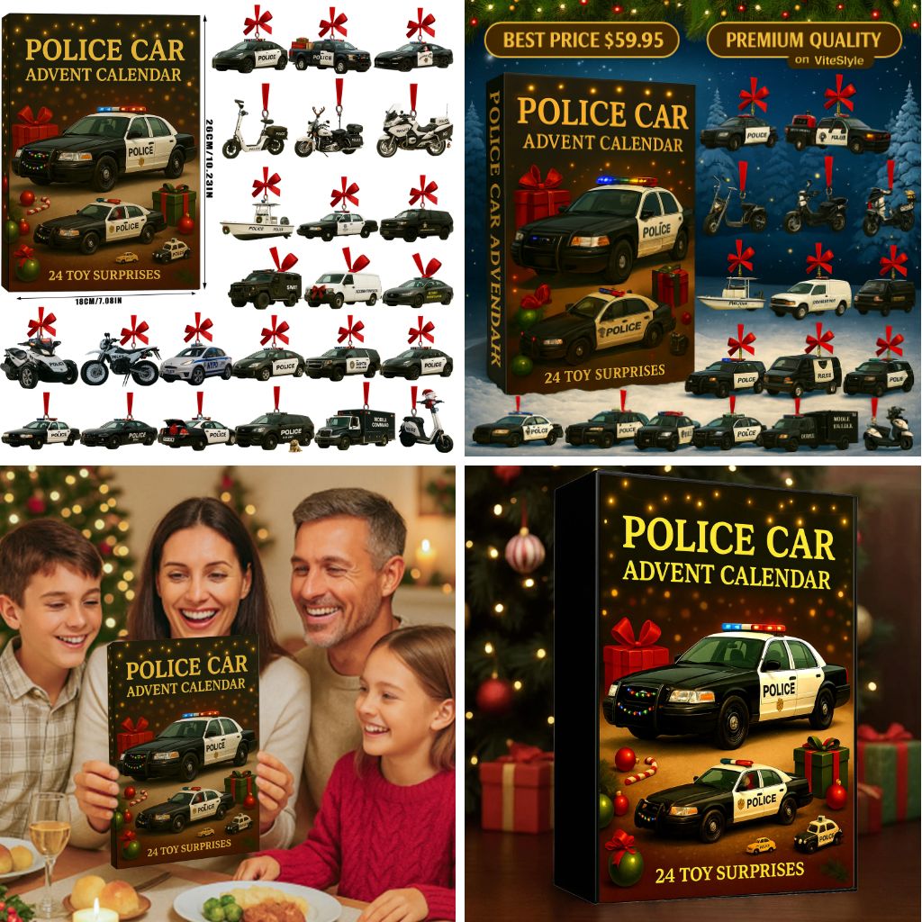 Police Car Advent Calendar