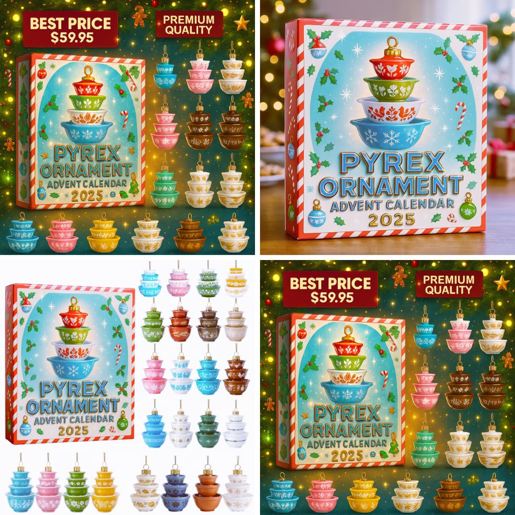 NEW Pyrex Ornament Advent Calendar 2025