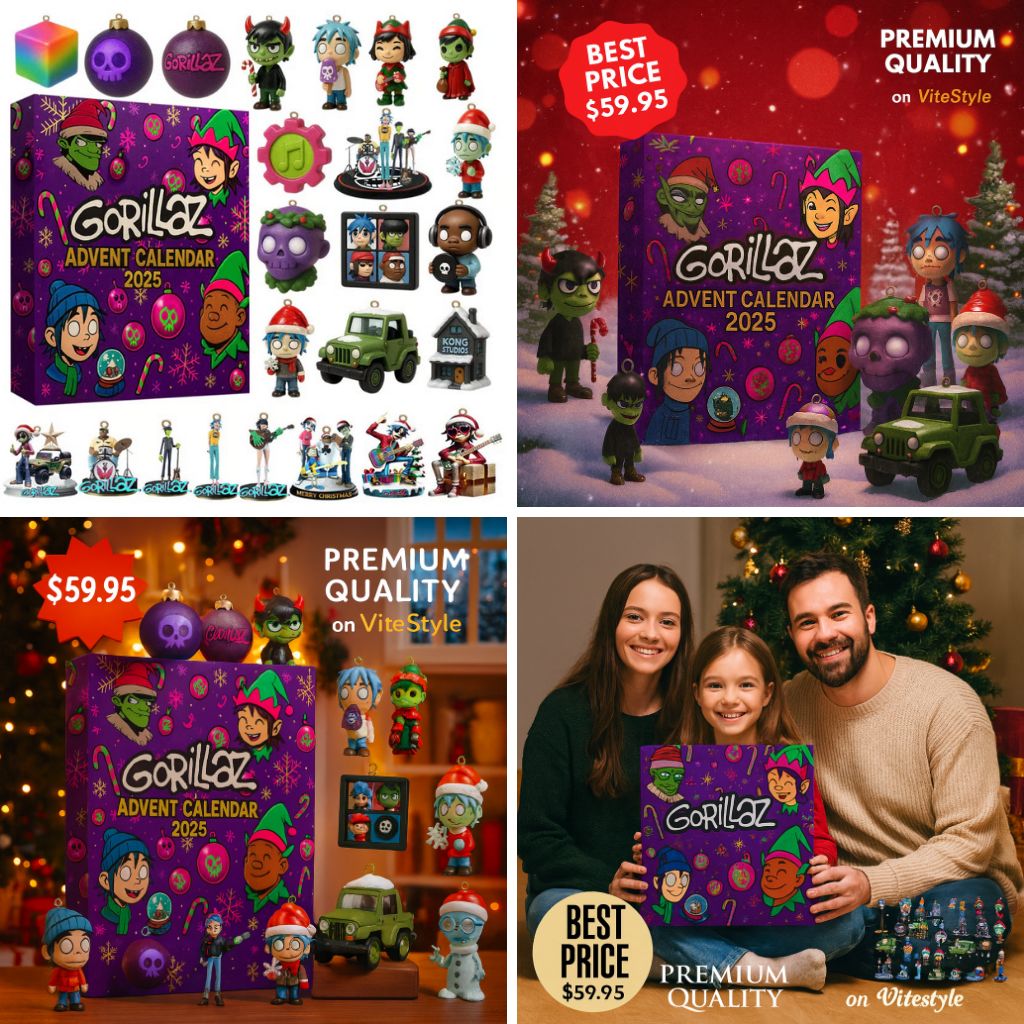 RELEASED Gorillaz Band Advent Calendar