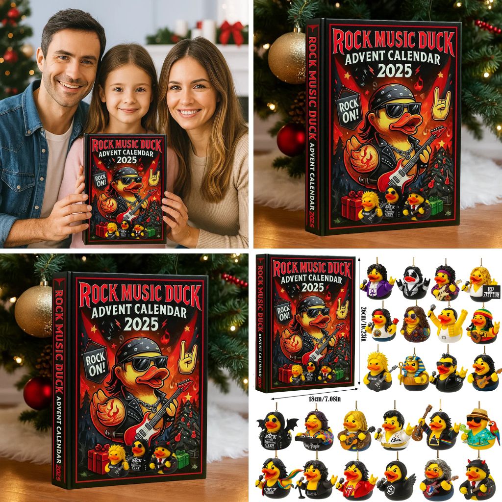 Rock Rubber Duck Advent Calendar 2025