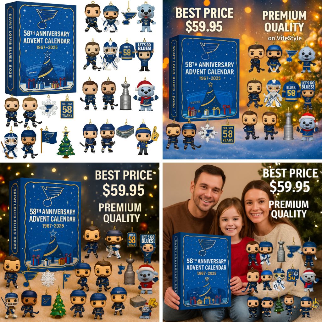 Saint Louis Blues 58th Anniversary Advent Calendar 2025