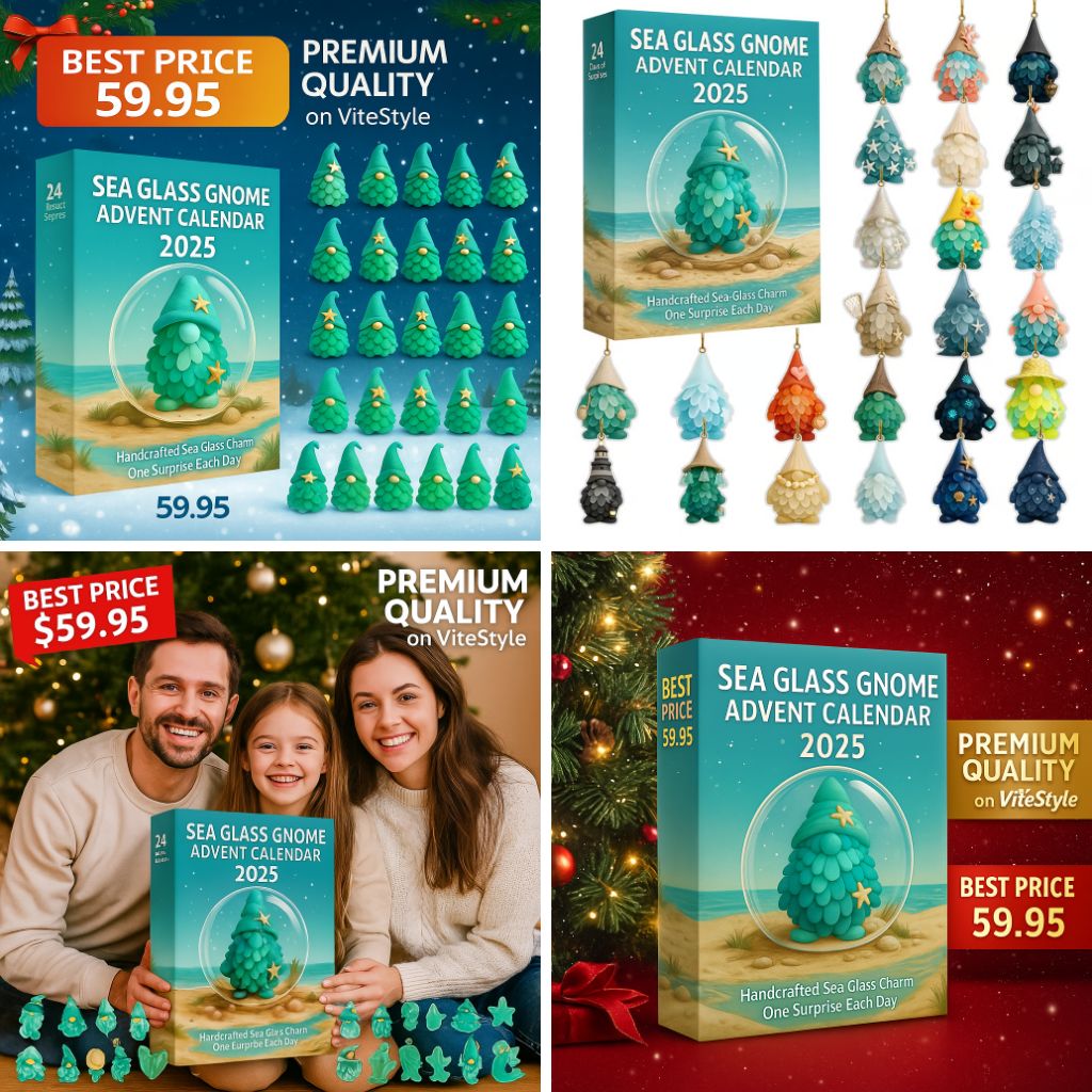 Sea Glass Gnome Advent Calendar