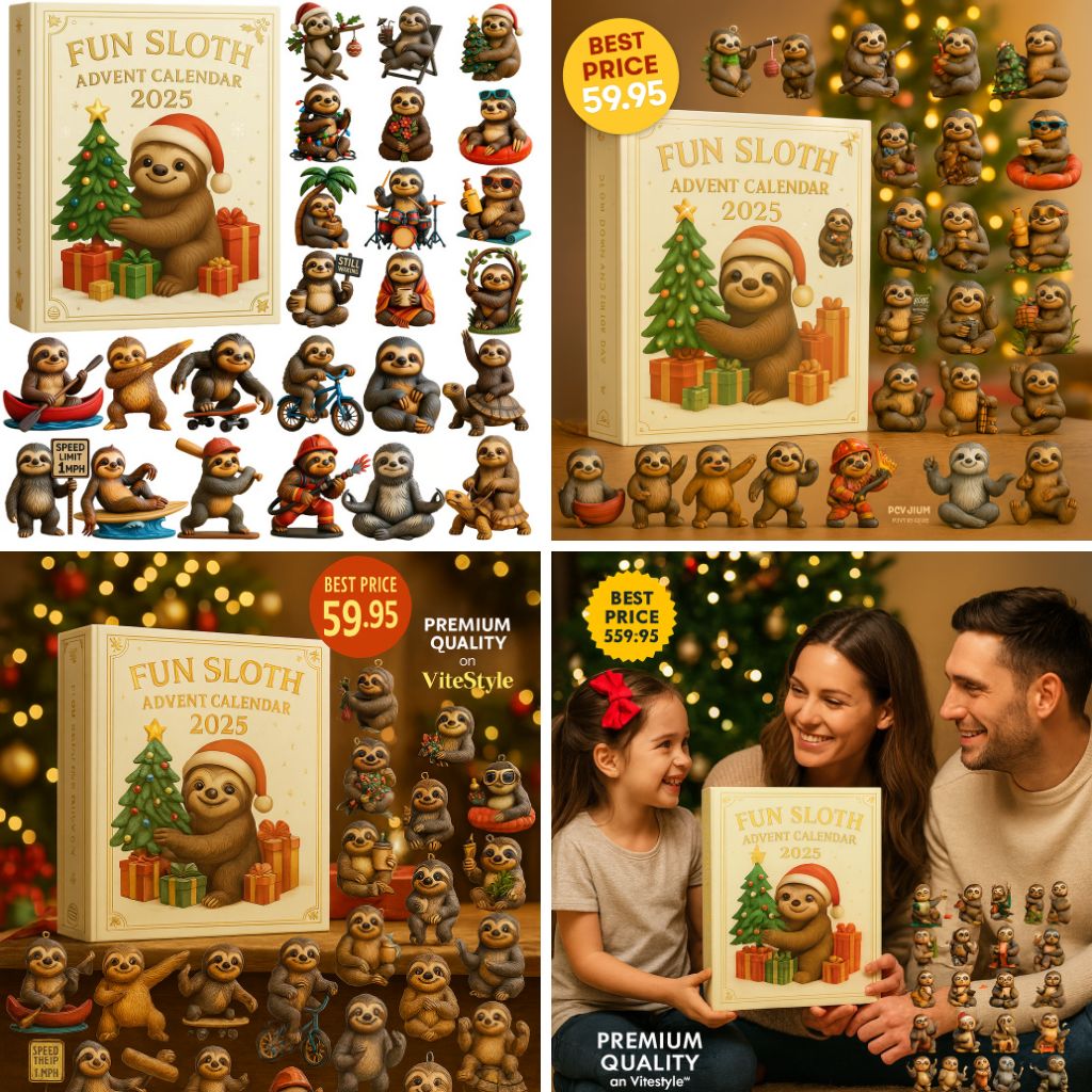Sloth Advent Calendar
