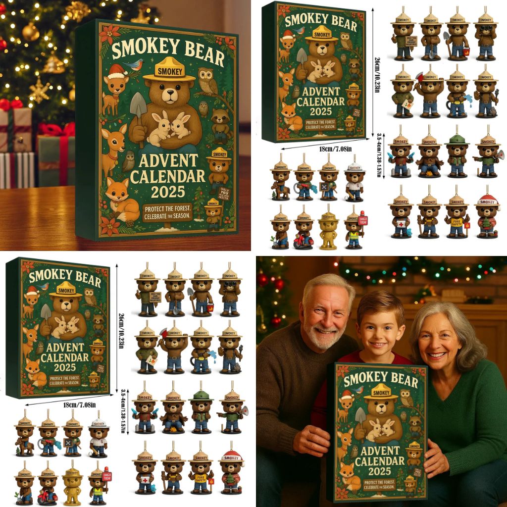 Smokey Bear Advent Calendar 2025