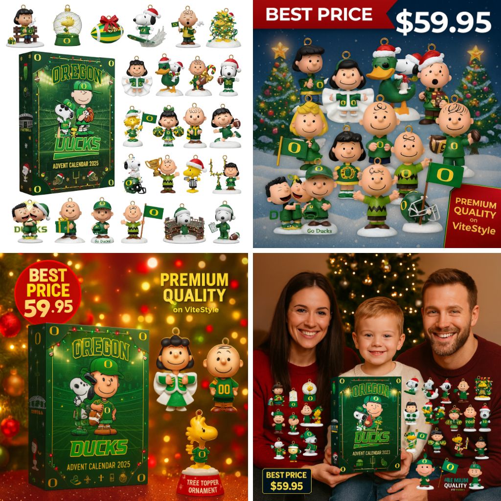 Snoopy Oregon Ducks Advent Calendar 2025
