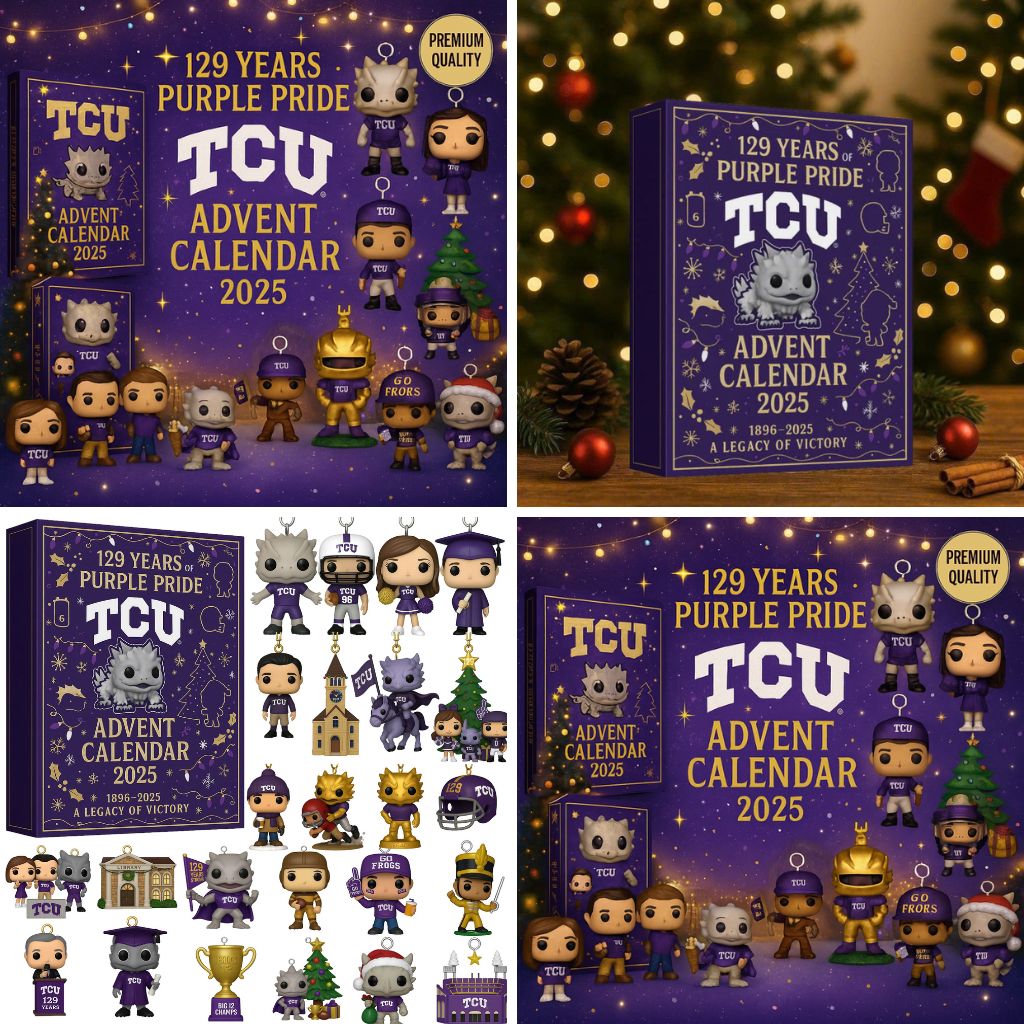 TCU Horned Frogs Advent Calendar 2025