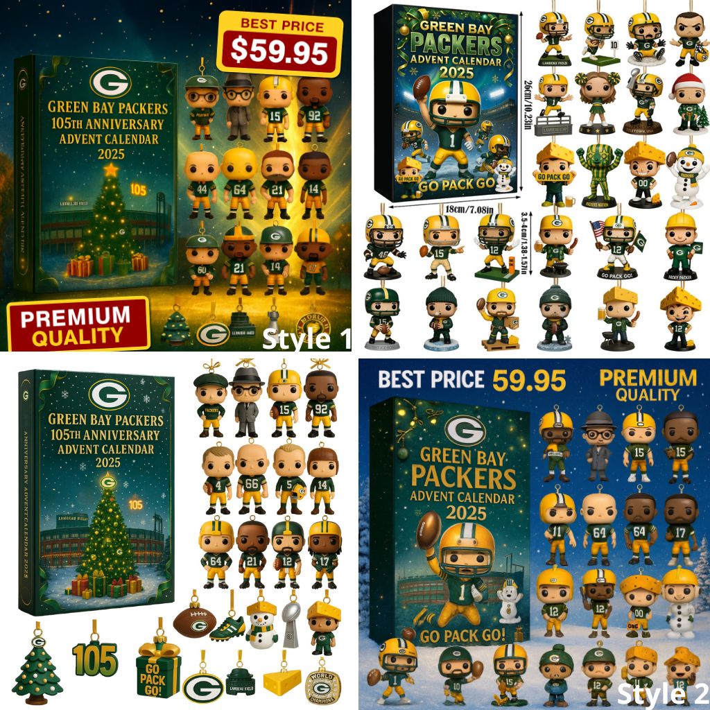 TOP Green Bay Packers Advent Calendar
