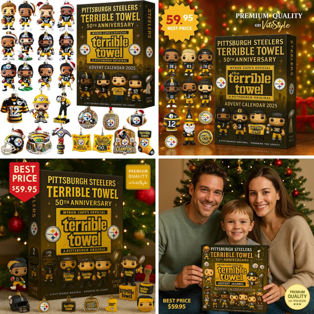 The Pittsburgh Steelers Terrible Towel 50th Anniversary Advent Calendar 2025