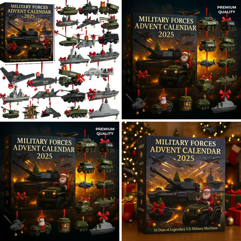 US Military Armed Forces Advent Calendar 2025 :