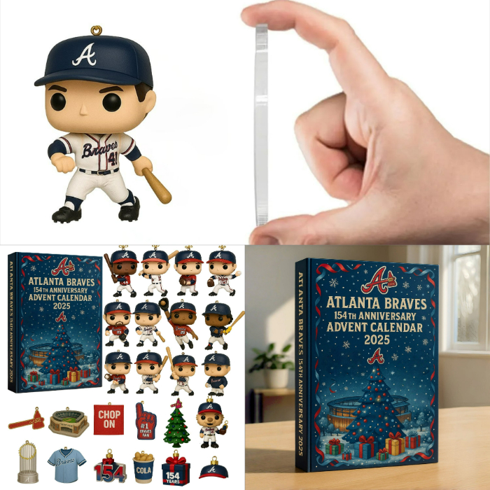 Atlanta Braves Advent Calendar 2025 154TH ANNIVERSARY Christmas Gift, Christmas Idea