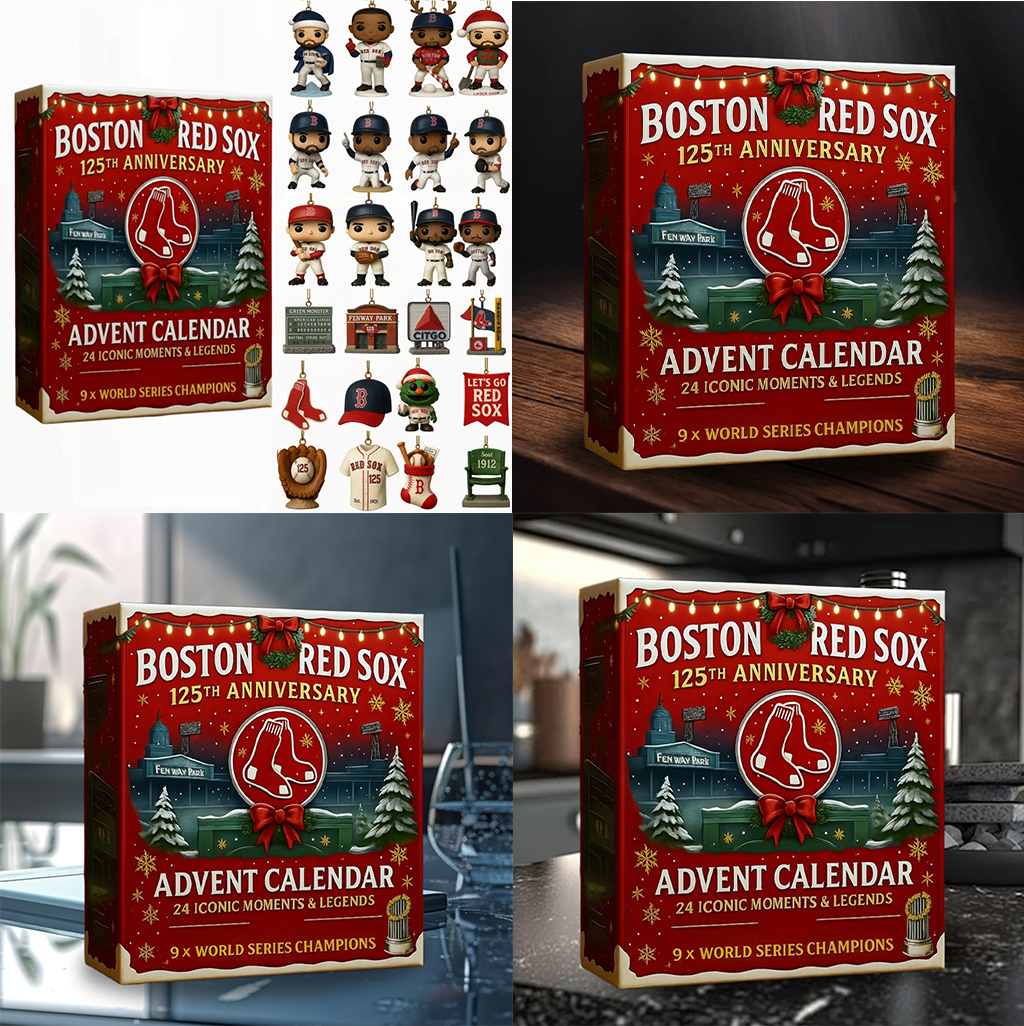 Boston Red Sox Advent Calendar 2025 125TH ANNIVERSARY Christmas Gift, Christmas Idea