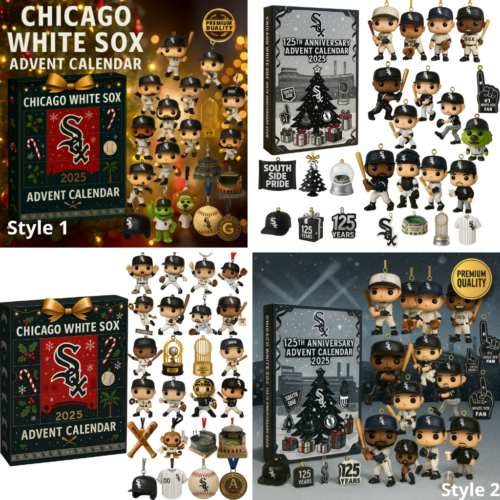Chicago White Sox Advent Calendar 2025 125TH ANNIVERSARY Christmas Gift, Christmas Idea