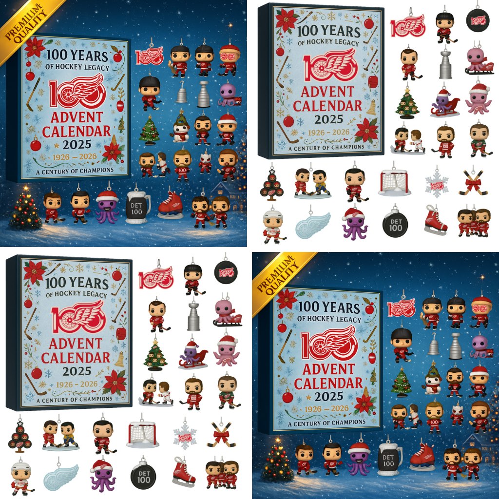 Detroit Red Wings 100th Anniversary Advent Calendar 2025