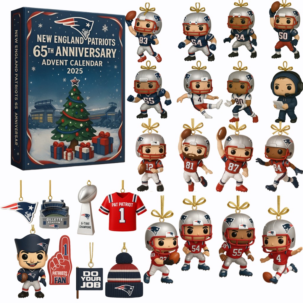 New England Patriots Advent Calendar 2025 – 65th Anniversary Edition