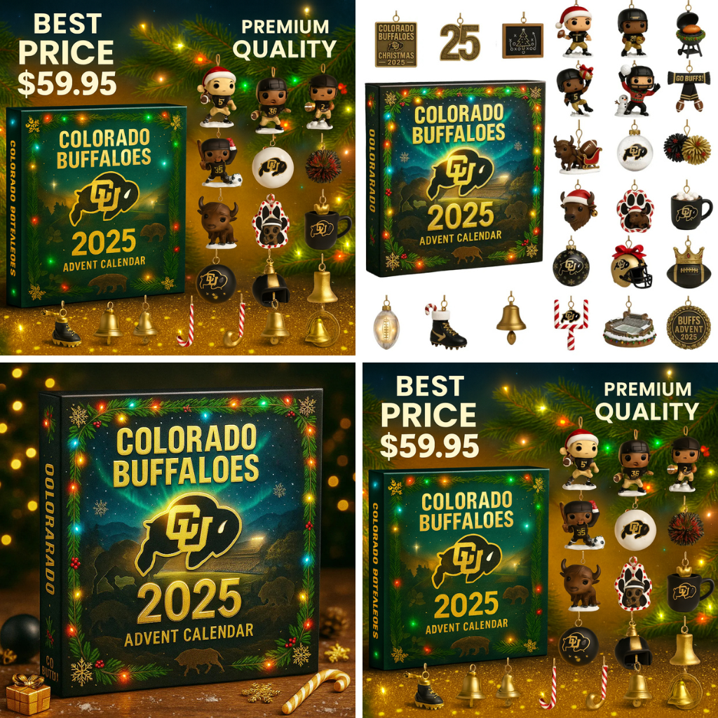 HOT Colorado Buffaloes Football Advent Calendar 2025
