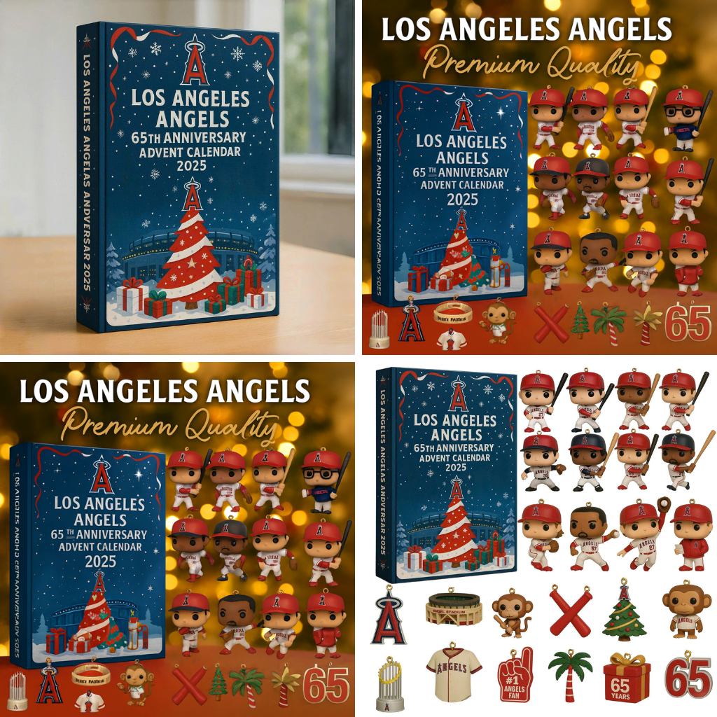 Los Angeles Angels Advent Calendar 2025 65TH ANNIVERSARY Christmas Gift, Christmas Idea