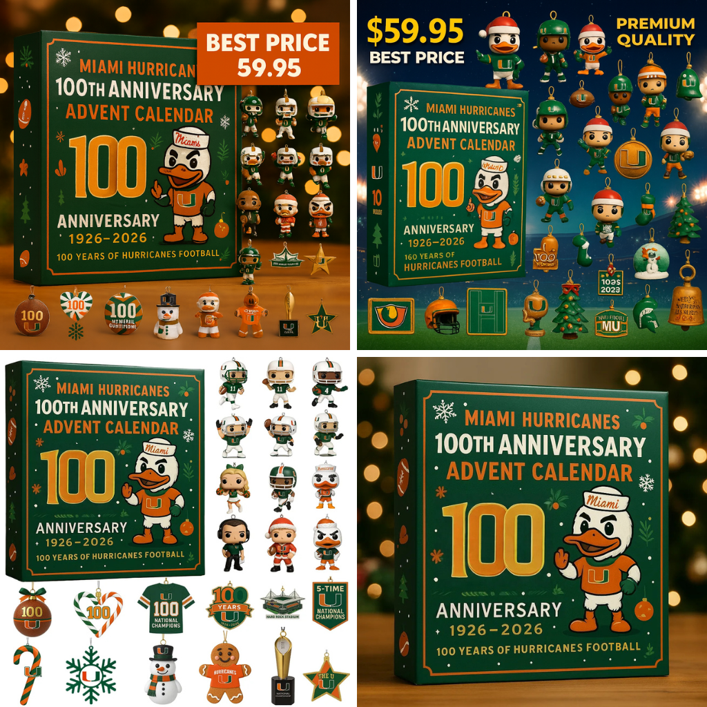 Miami Hurricanes Advent Calendar 2025