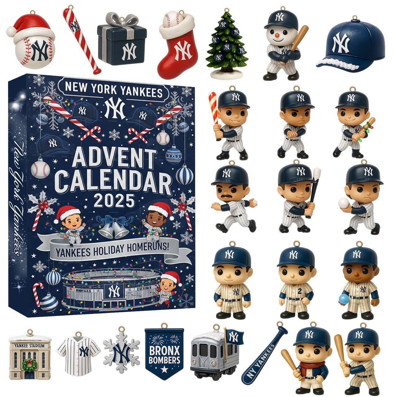 NYY Premium Advent Calendar 2025 CHRISTMAS GIFT, CHRISTMAS IDEA