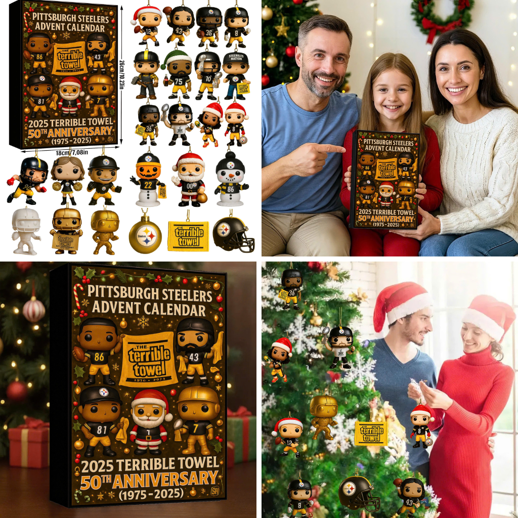 Pittsburgh Steelers 50th Anniversary Advent Calendar, Christmas Gift, Christmas Idea