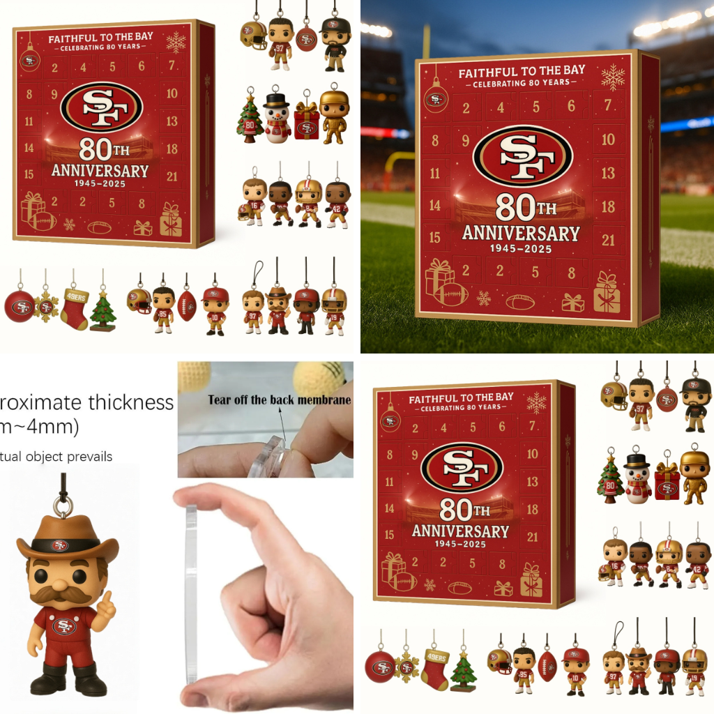 San Francisco 49ers Advent Calendar 2025 – 80th Anniversary Edition