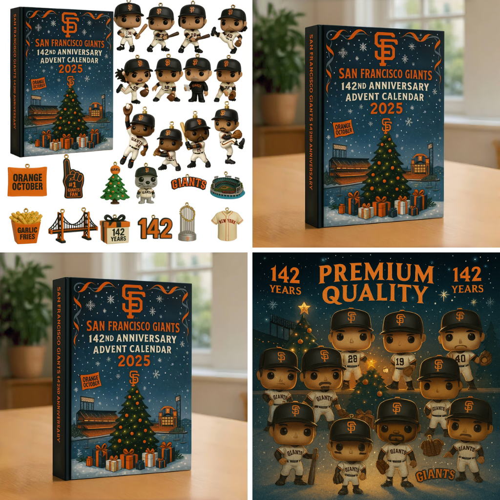 San Francisco Giants Advent Calendar 2025 142TH ANNIVERSARY Christmas Gift, Christmas Idea