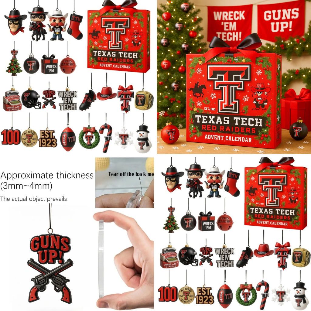 Texas Tech Red Raiders Limited Edition 2025 Advent Calendar